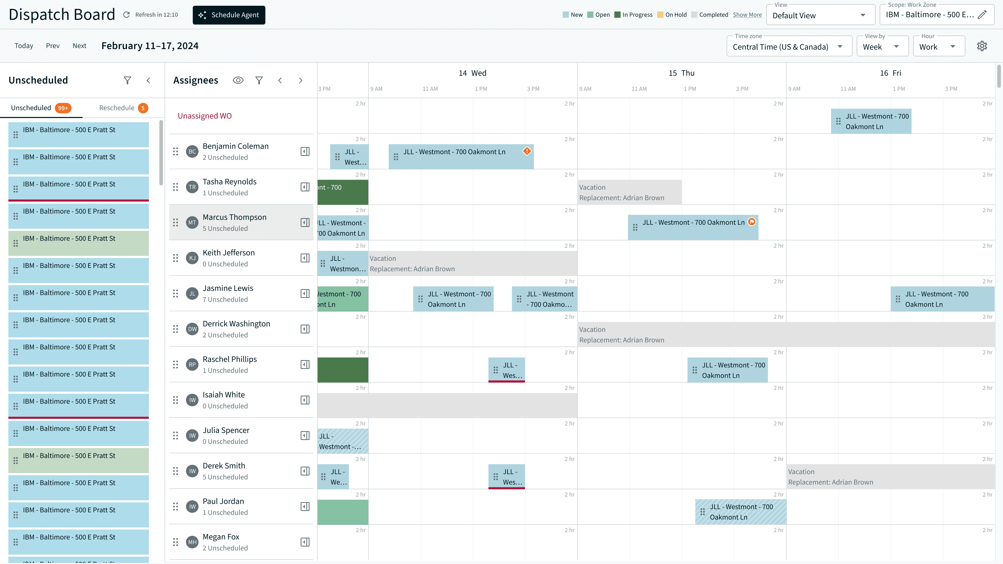 Schedule Agent