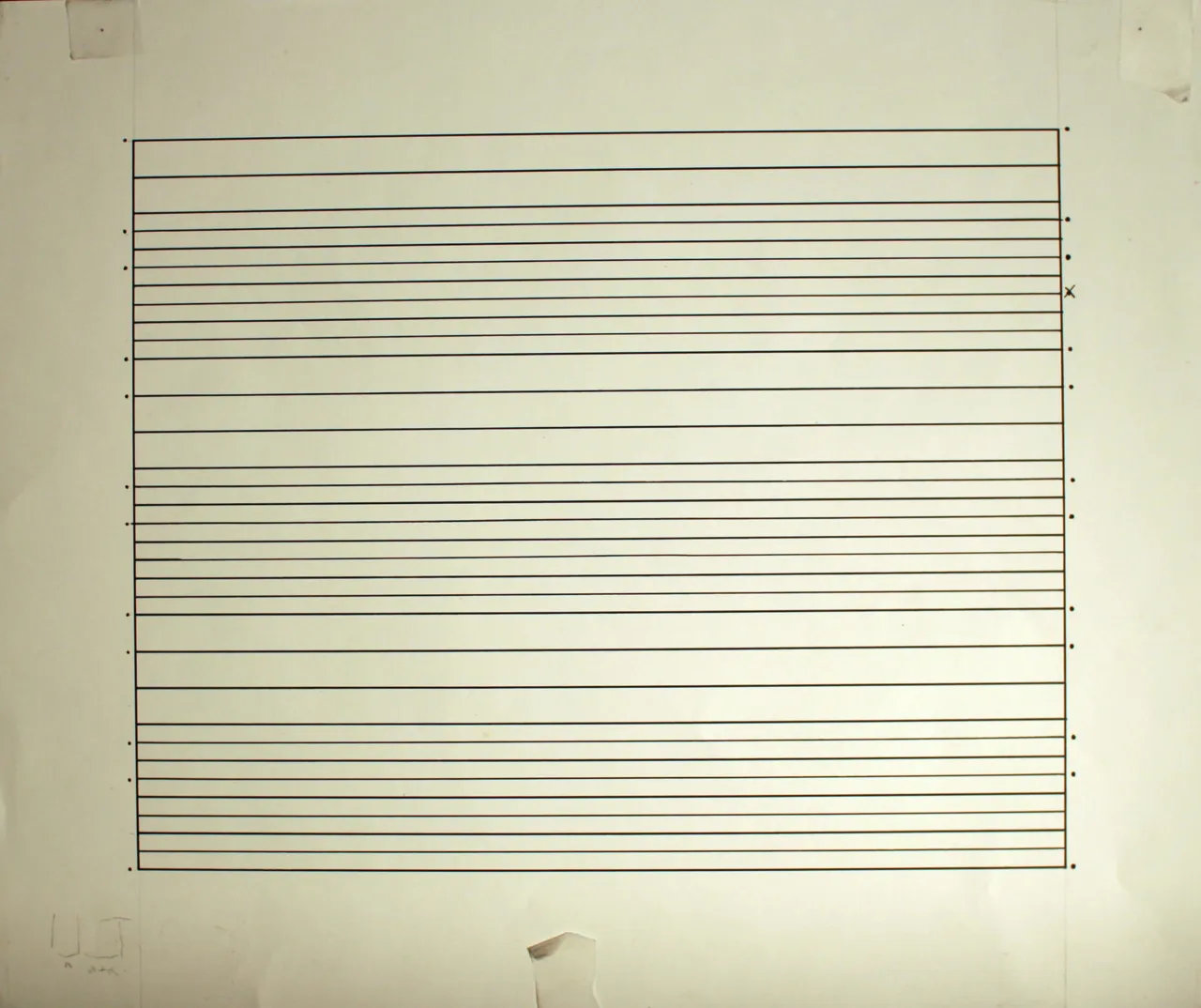 Horizontal and vertical spacing