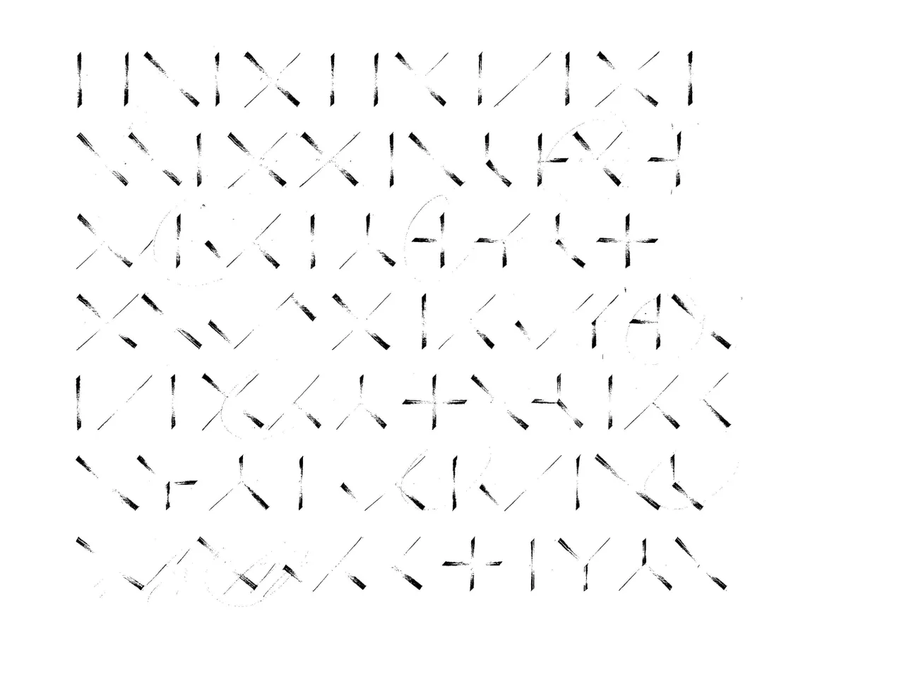 X shape variations