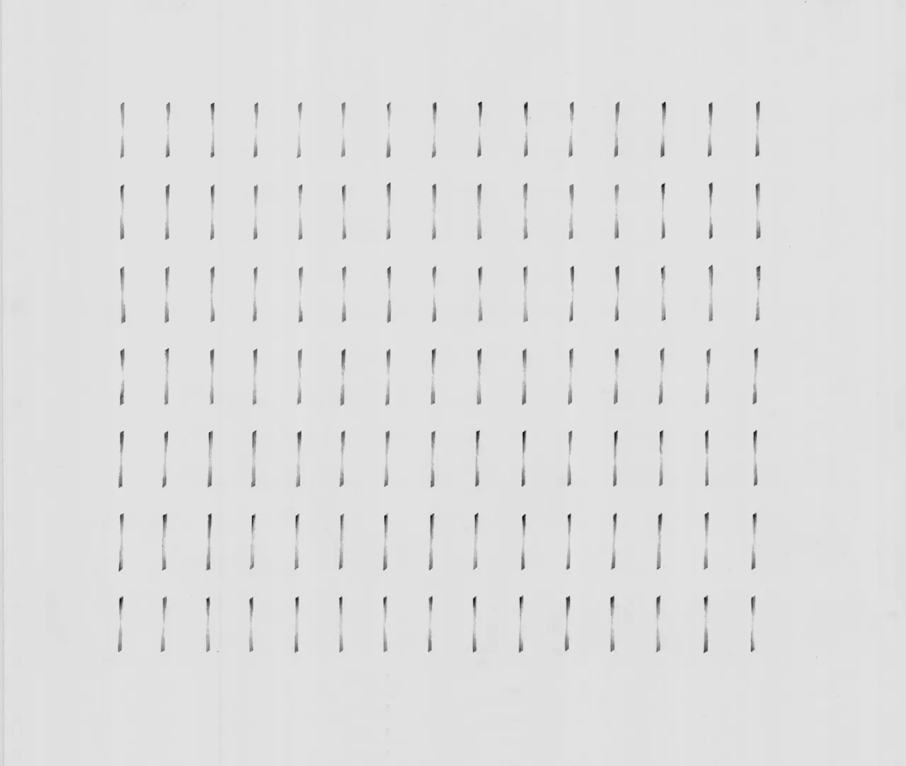 Perfect vertical line