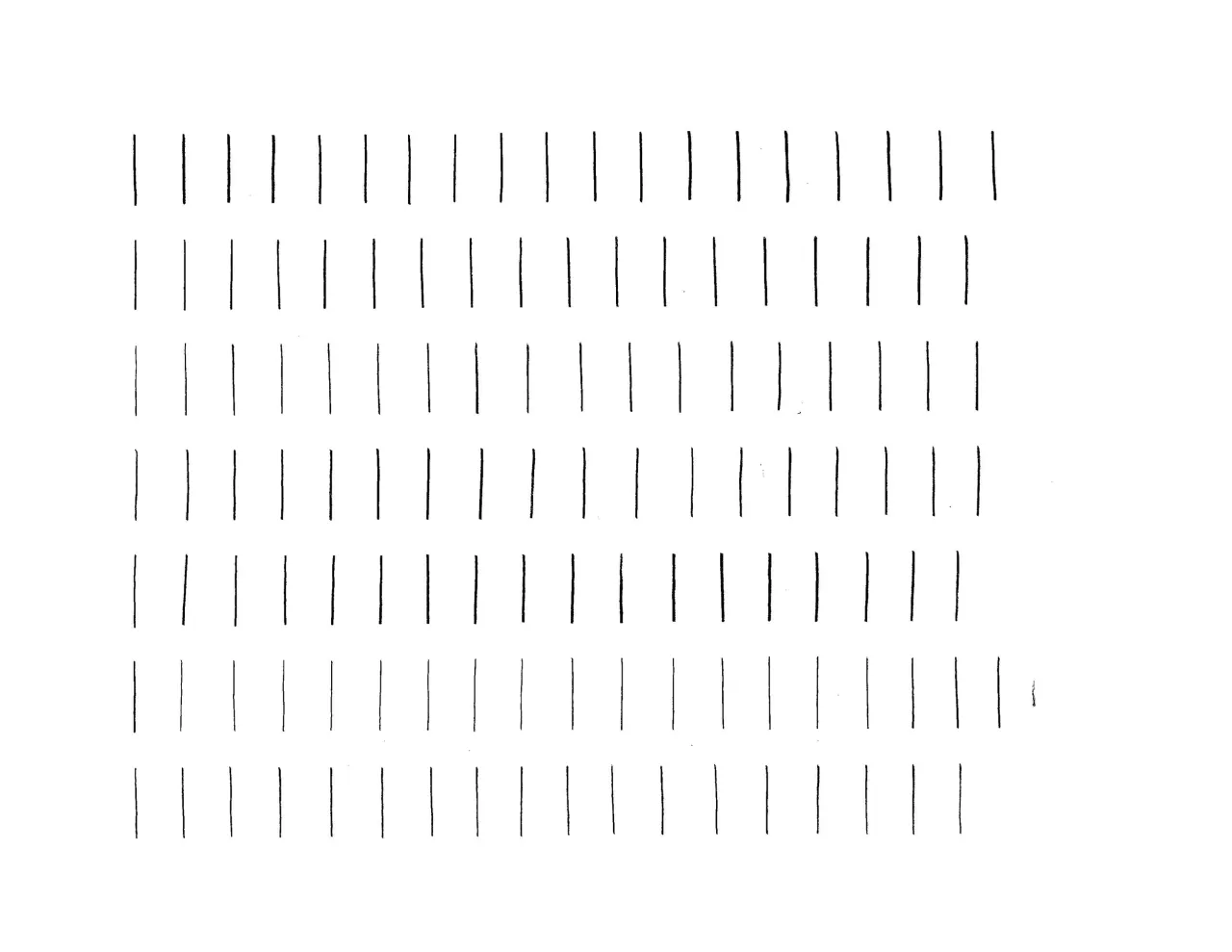 Various spacing gaps