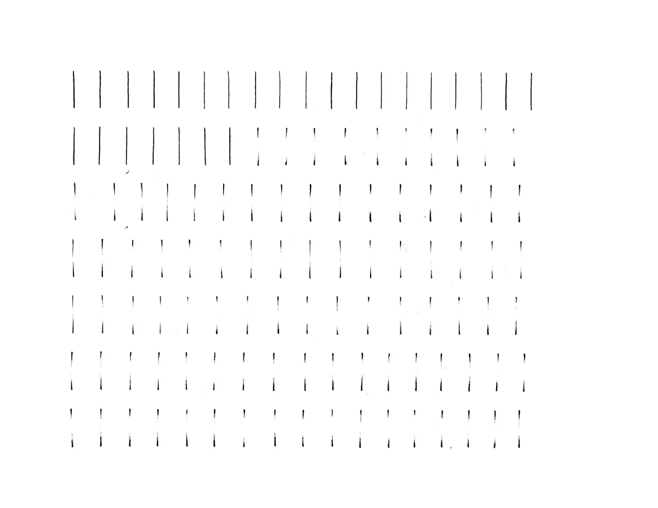 Chisel tip pencil technique